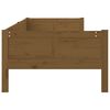 vidaXL Day Bed Honey brown Solid pine wood Twin