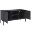 vidaXL TV Cabinet Anthracite Steel Small Industrial TV Cabinet