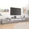vidaXL TV Cabinet Concrete gray Engineered wood Large TV Cabinet