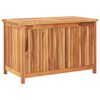 vidaXL Storage Box Warm brown Solid teak wood 35.4 x 19.7 x 22.8 in