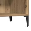 vidaXL Record Cabinet Artisan Oak Engineered wood, metal