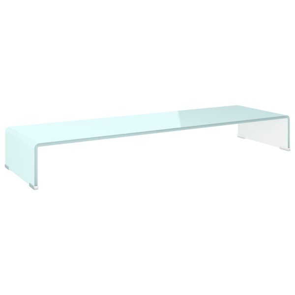 vidaXL TV Stand Green Tempered Glass, Plastic Medium TV Stand