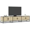 vidaXL TV Cabinet Sonoma oak Engineered wood, metal Large Durable