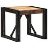 vidaXL Coffee Table Natural wood and black