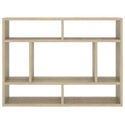 vidaXL Wall Shelf Sonoma Oak 29.5"x6.3"x21.7" Engineered Wood