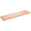 vidaXL Wall Shelf Light brown Solid oak wood Medium