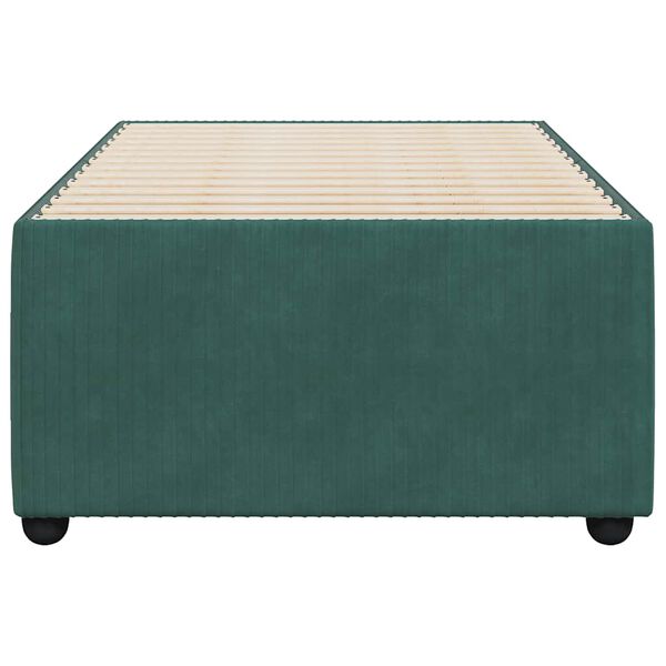 vidaXL Bed Frame Dark Green