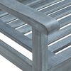 vidaXL Bench Grey Solid eucalyptus wood 59.1 in wide Durable Bench