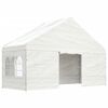 vidaXL Gazebo with Roof White 36.6'x19.3'x12.3' Polyethylene