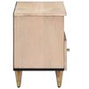 vidaXL TV Cabinet Natural Solid mango wood, engineered wood Medium