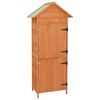 vidaXL Patio Storage Cabinet Brown 16.7"x25.2"x74.8"