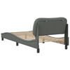 vidaXL Bed Frame Dark grey
