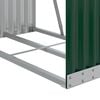 vidaXL Log Holder Green 31.5"x17.7"x74.8" Galvanized Steel