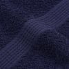 vidaXL Soap Towel Set of 2 Navy blue 100% ring-spun cotton