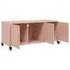 vidaXL TV Cabinet Pink Cold-rolled Steel Medium Storage TV Cabinet