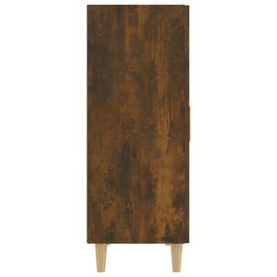 vidaXL Sideboard Smoked Oak 27.6"x13.4"x35.4" Engineered Wood