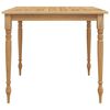 vidaXL Garden Dining Set Natural Wood Solid Teak Wood 5-Piece Set