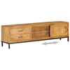 vidaXL TV Stand Mango wood Solid mango wood 55.1 x 11.8 x 15.7 in