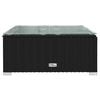 vidaXL Garden Lounge Set Black