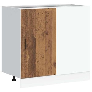 vidaXL Sink Base Cabinet Old wood Engineered wood Standard