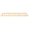 vidaXL Slatted Bed Base Natural beech wood