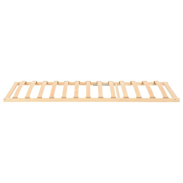 vidaXL Slatted Bed Base Natural beech wood