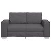 vidaXL Sofa Grey 62.99 x 30.71 x 33.07 in Fabric