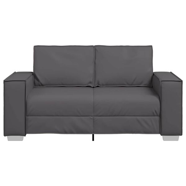 vidaXL Sofa Grey 62.99 x 30.71 x 33.07 in Fabric