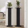 vidaXL Plant Stand 2 pcs Black Oak 11.81 x 11.81 x 37.40 in