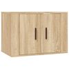 vidaXL TV Cabinet Set Set of 2 Sonoma Oak Engineered wood Medium