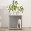 vidaXL Side Table Concrete Grey Engineered Wood 13x13x13.6 in Side Table