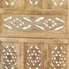 vidaXL Hand carved 5-Panel Room Divider 78.7"x65" Solid Mango Wood