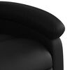 vidaXL Electric Recliner Chair Black Faux Leather, Metal, Plywood Standard