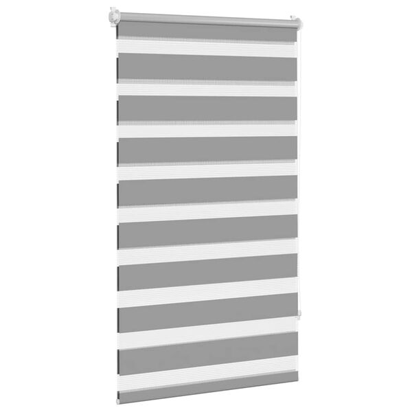 vidaXL Zebra Blind 35.4"x59.1" Gray