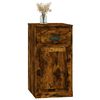 vidaXL Side Cabinet Smoked Oak Engineered Wood 15.7x19.7x29.5 in