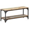 vidaXL Coffee Table Multicolored Solid reclaimed wood, powder-coated steel