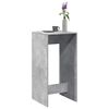 vidaXL Bar Table Concrete grey Engineered wood Large Modern Bar Table