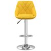 vidaXL Bar Stool Set of 2 Mustard yellow