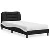 vidaXL Bed Black and White