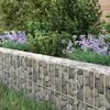vidaXL Gabion Raised Bed Silver Galvanized Steel Extra Large