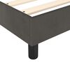 vidaXL Bed Frame Dark Gray Velvet (100% polyester), plywood, engineered wood