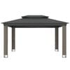 vidaXL Gazebo Anthracite Powder-coated steel, polyester with PA coating