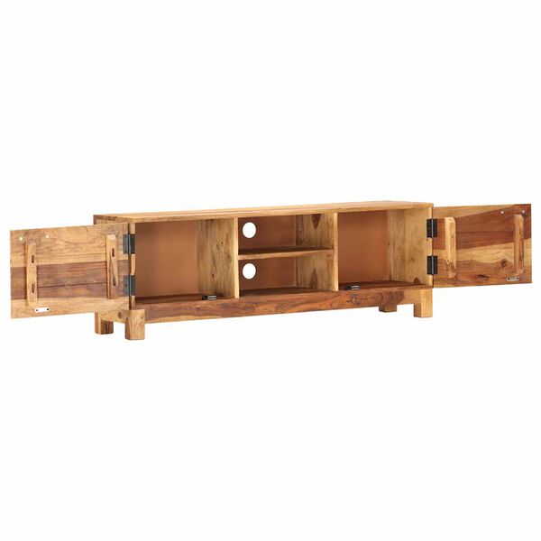 vidaXL TV Stands Brown 46.5" x 11.8" x 15.7" solid acacia wood