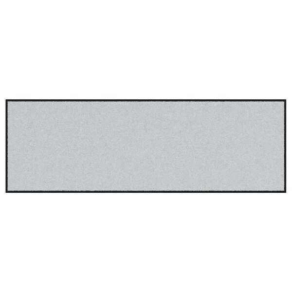 vidaXL Doormat Grey and Black 23.6" x 70.9" Polypropylene and vinyl