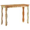 vidaXL Console Table Multicoloured Reclaimed Wood 43.3 x 15.7 x 29.9 in