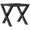 vidaXL Coffee Table Leg Black Steel Medium Durable Coffee Table Legs
