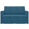 vidaXL Sofa Bed Blue 48.82 x 80.32 x 24.02 in Velvet