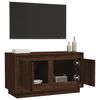 vidaXL TV Cabinet Brown oak Engineered wood Medium TV Cabinet