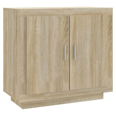 vidaXL Sideboard Sonoma Oak 31.5"x15.7"x29.5" Engineered Wood