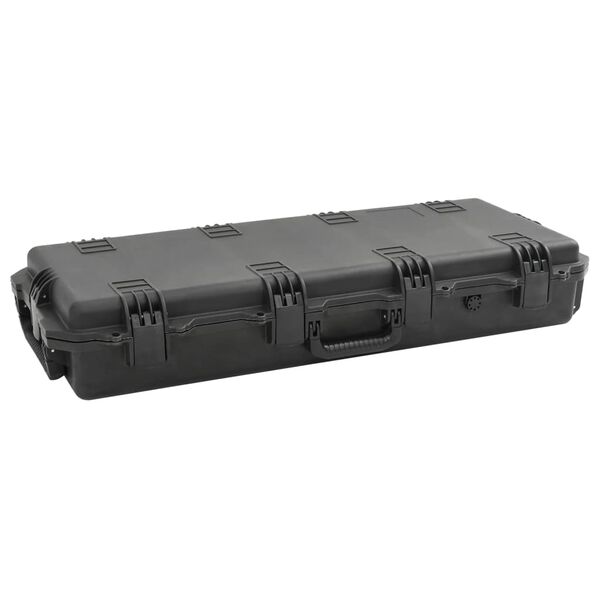 vidaXL Portable Flight Case Black 39.6"x16.5"x6.7" PP